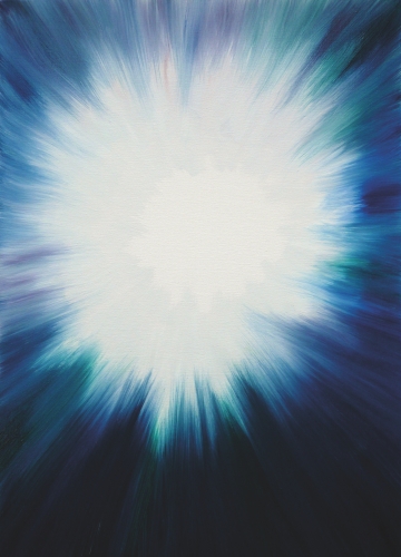 Joy Garnett, “Poof (2)” (2010), oil on canvas, 91 x 60 cm (courtesy private collection, US)